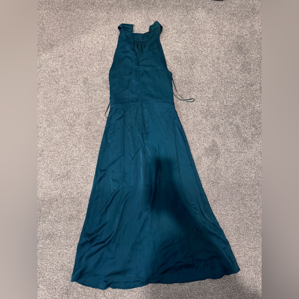 High Neck Midi Dress